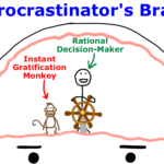 Cerveau d'un procrastinateur