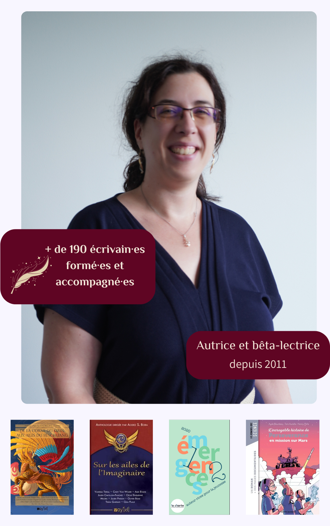 Aude Vivet - Mentore et formatrice pour écrivains Aude Vivet - Mentore et formatrice pour écrivains